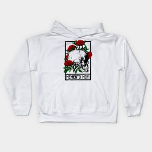 Skull And Roses - Memento Mori Kids Hoodie